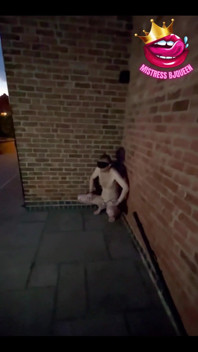Left Outside Naked and I Treated Him to Some Ass in His Face ‍