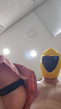 Wrestler in Toilet