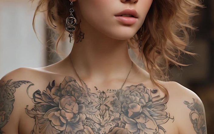 AI Girls: Wanita cantik bertato lagi berbisik-bisik sambil bugil sambil lupa lidah |...