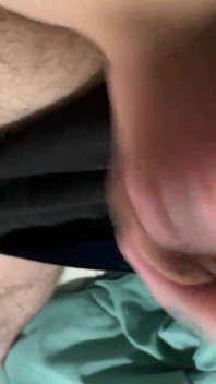 Rubbing My Uncut Cock