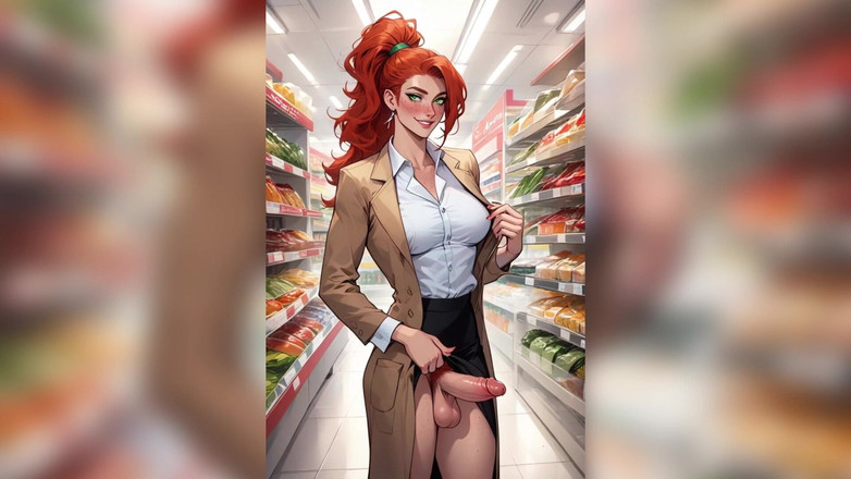 TRANSH: Trans Masturbation Big Cock