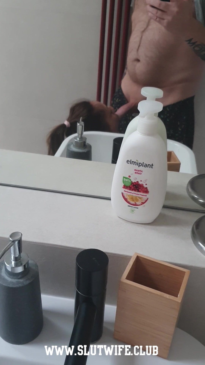 Slutwife Club: Bts: Verwendung der kehle von candie vor und während eines...