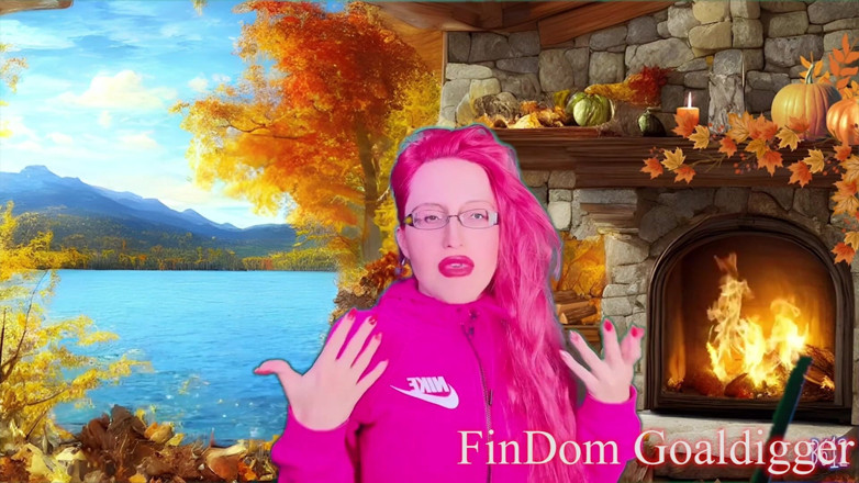 FinDom Goaldigger: Transformação de lipgloss rosa