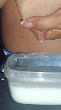 Emptying My Engorged Breasts: Satisfying Solo Hand Milking