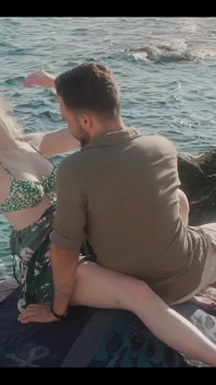 Real Couple - Ocean Waves Deep Oral, and Romantic Missionary