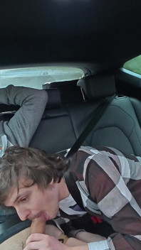 Two Straight Sucks Each Other and Tries to Fuck in the Back of a Car