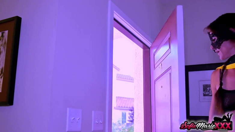 Sofie Marie: Masked Cougar Sofie Marie Seduces Stranger Into BJ