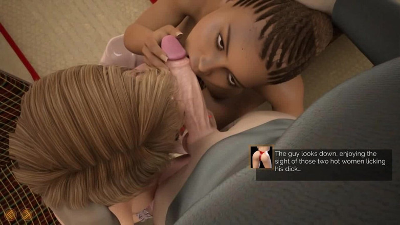 Dirty GamesXxX: Casamento feliz: sexo a três interracial no ônibus e uma sessão...
