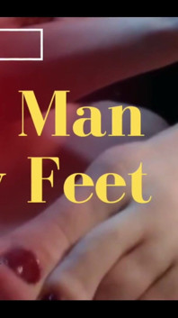 Stand at my feet and worship their every curve. Hop on top and lick my red toenail polish.