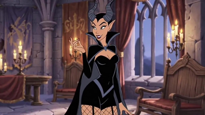 Octopussy Lovers Club: 말레피센트와 매직 호박. 할로윈 만화