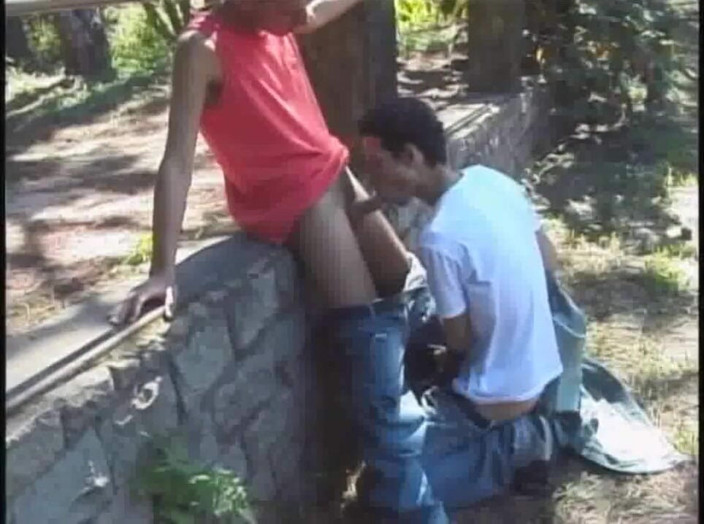 Discret Cruising sex: Latino twinks fcukin in exhib forest cruising