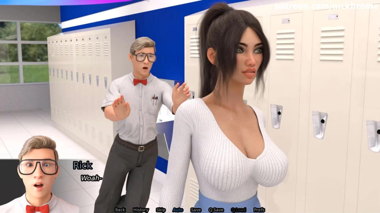 Visual Novels: SexBot 58 - seluar dalam cikgu