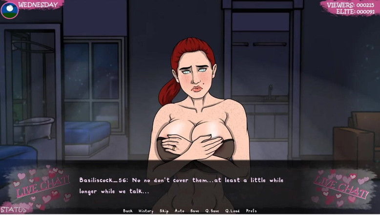 XXX Games Bunk: Lust town - spel - rollspel - webbkamera show 1