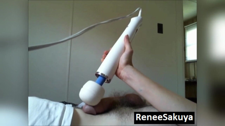 Renee Sakuya: Nessun sesso per te oggi, lo fa venire con l'hitachi