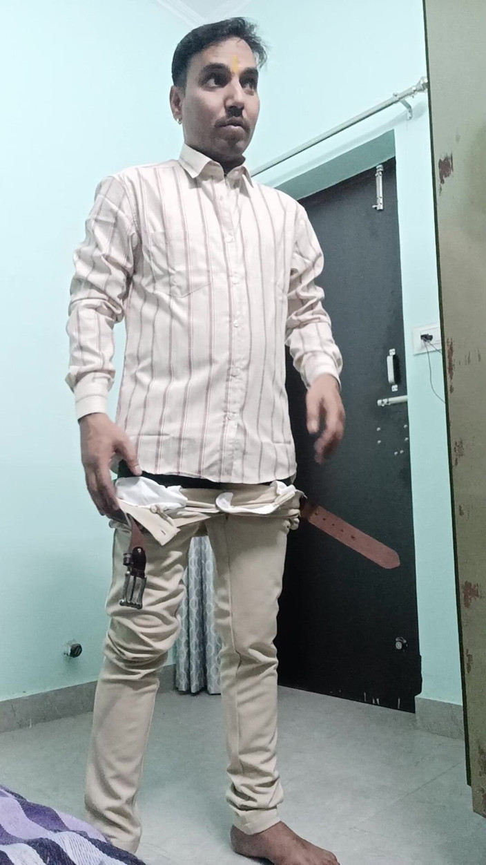 Rajasthani-old-lover: Indian Police Officer in Full Masti Mood