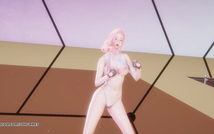 3D-Hentai Games: [mmd] Le Sserafim - noche perfecta Seraphine striptease liga de leyendas...