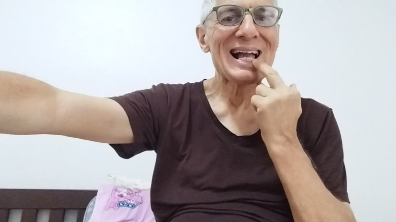 Big uncut hard cock: Tongue Shows Fuck My Big Cock