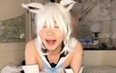 Tsuki Miko: Fubuki Doggy Style, do Holo Live, muito no calor!