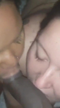 MFF Threesome Kissing Fingering Each Other Sucking BBC Fucking Us Hard and Deep Doggy
