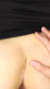 Hermoso cuerpo, esperma, pantimedias, tacones