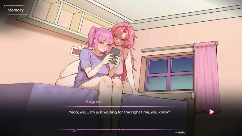NSFWOtaku: Hentai Game - Minami and Kagura Threesome Hentai Gallery Scene Blowjob...