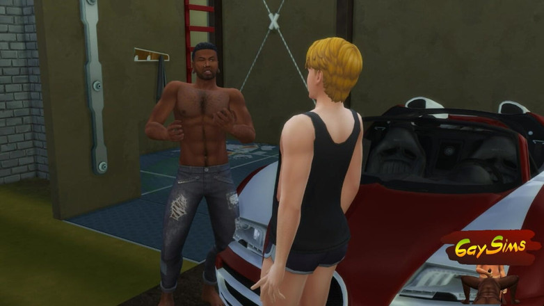 Dirty gay Sims: Feminization &amp; Husband Becomes BBC's Whore
