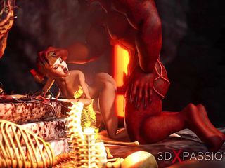 3dxpassion: Inferno. Hot sex in hell. Devil fucks hard a young...
