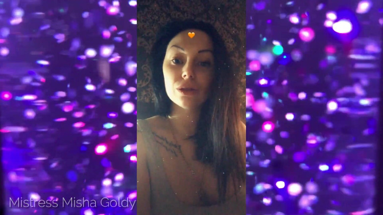 Goddess Misha Goldy: App session inspelning! Snurra på ratten - få förnedringsuppgifter!
