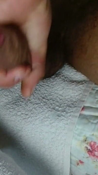 B a Lot of Milk Very Close to the Cam