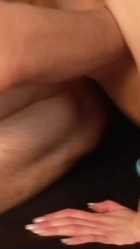Horny skinny blonde teen Niki filmed in threesome with stepbrother and friend