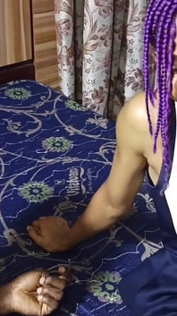 My Sweet and Wet Ebony Girlfriend Got Rammed