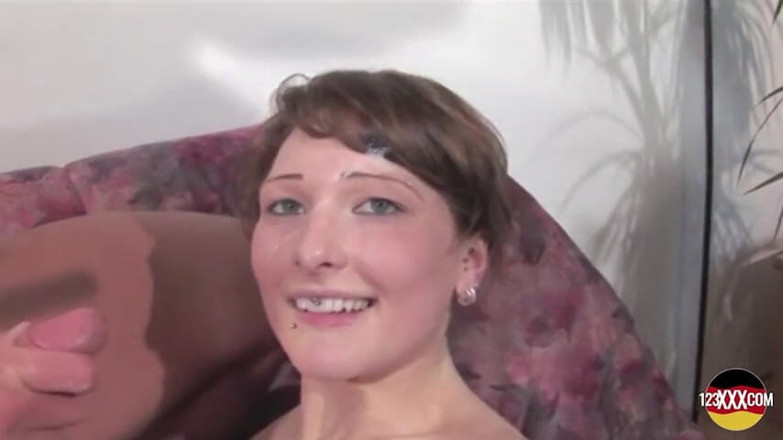123XXX - 100% Amateurs: Fat Brunette German Chick Likes It From the Back