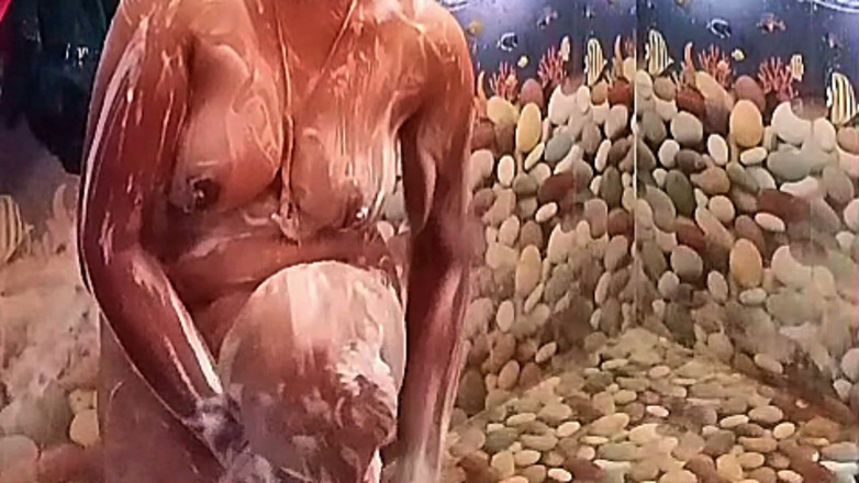 Ammukutty88: Ammu Is Applying Soap to Her Breasts139