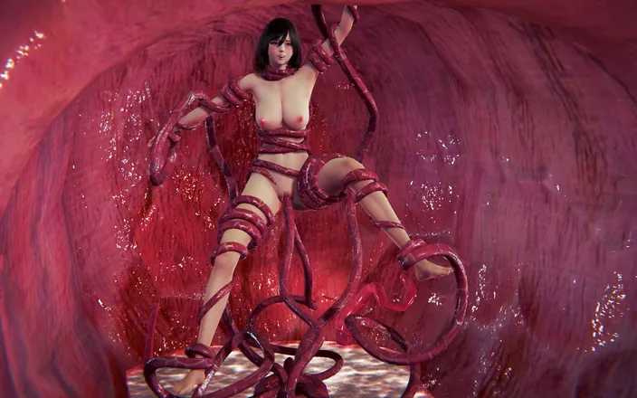 Waifu club 3D: Mikasa got cumshot