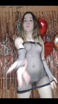 I Love Dancing to Them in This Fishnet Outfit