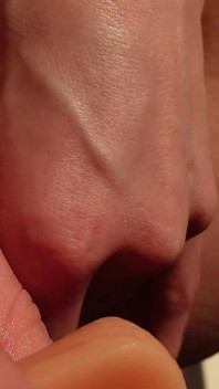 Masturbation Avec Un Gode Anal, Gros Plan