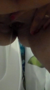 Closeup of Jen Pissing