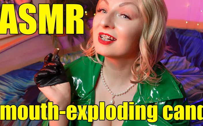 Arya Grander: ASMR: candy! Chewing video!