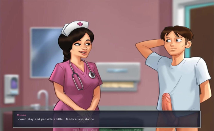 Hentai World: Yaz mevsimi efsanesi - hemşire Micoe şimdiye kadarki en iyi terapi