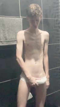 Keoimath - a Skinny Twink Showing His Big Dick Bulging His Underwear