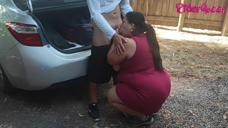 Riderqueen: Kurzvideo teil 07 Geheimer creampie von stiefsohn - vor der reise