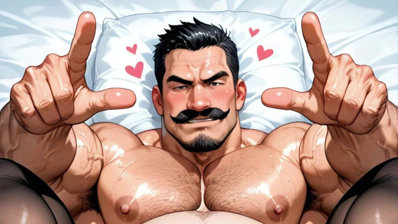 Trans-Men FTM Hentai: Ftm - Musculosa Y Cachonda Jugando Con La Polla Cubierta De...