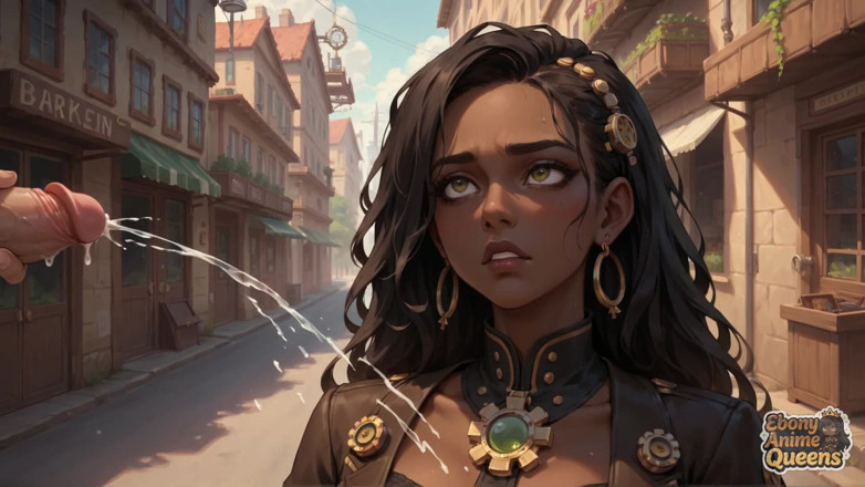 Ebony Anime Queens: Nữ hoàng da đen thiêu gợi thật tuyệt vời và vô độ...