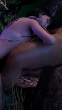 3D Super Cute Asian Babe Elf Got Fucked by Old Fat Dick