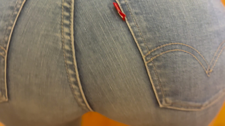 Spacenintenda: Поклонение заднице Levi's Jeans от тугого до полностью обвисшим