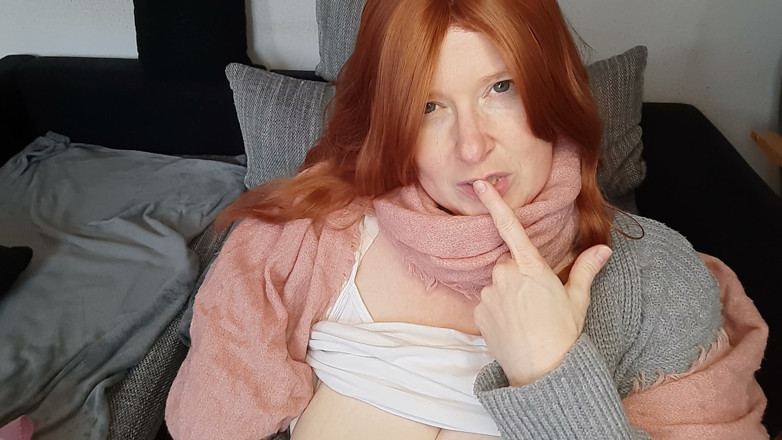 Curly_Dreams: Curly_dreams Does Your Cum Help Against a Sore Throat?