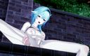 Hentai Smash: Eula móc cua âm hộ của cô ấy bên ngoài vườn - Genshin...