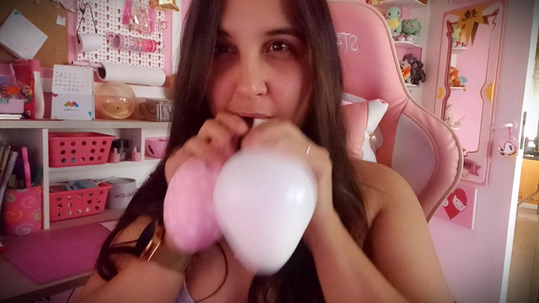 melu_world: Un ballon suce les fesses gonflées - lapin looner