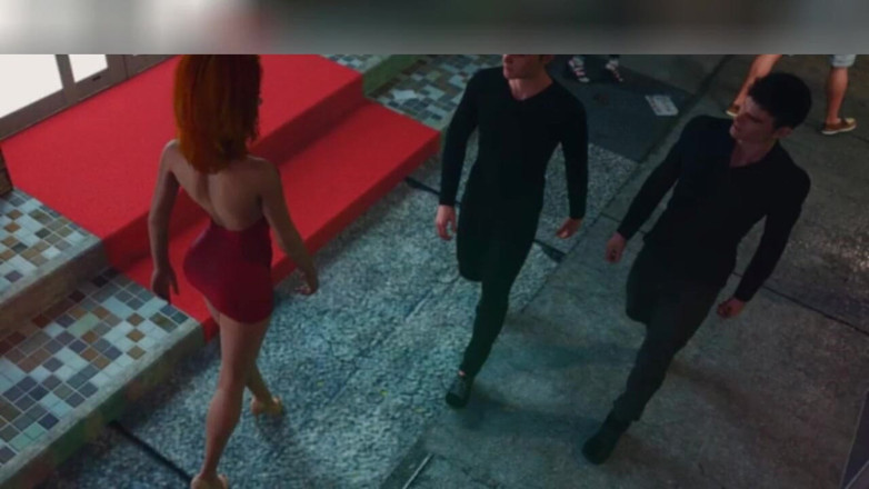 3DXXXTEEN2 Cartoon: Cold wieners for hot redhead. 3D porn cartoon sex
