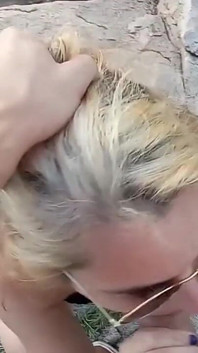 Blowjob in the River